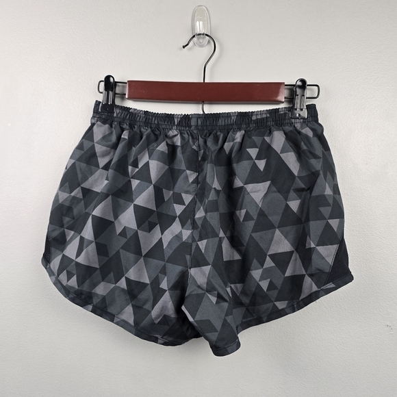 NIKE Sporty Athletic Running Shorts Black Gray Womens Size S Gym Workout - Picture 5 of 7